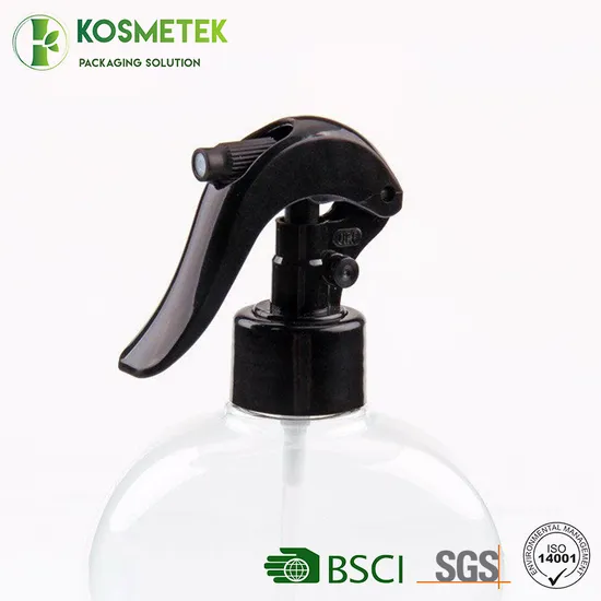 PP Plastic Hair Care Fine Mist Spray 24mm 28mm Ratchet Trigger Sprayer