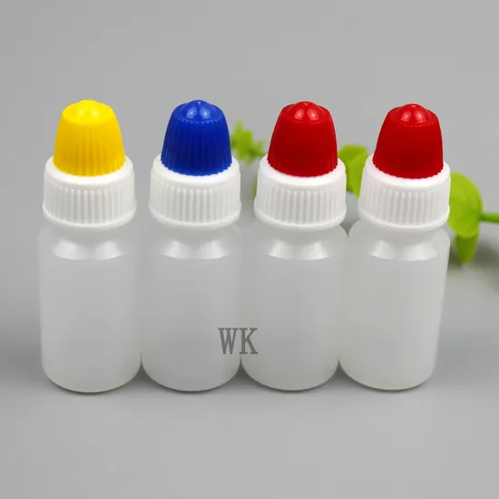 3ml 5ml 8ml Plastic Transparent Medical Dropper Bottle Squeezable Reagent Eye Drop Bottle 