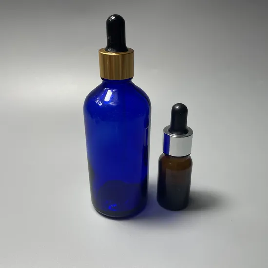 Glass Dropper Bottle Essential Oil Serum Rubber Drop Glass Bottles 