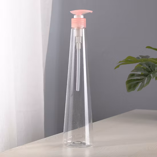 Different Capacity Clear Pet Bottle with Spray Pump