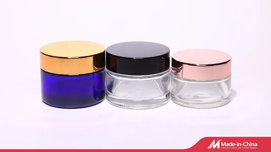 20% off Wholesale Packaging Clear Cosmetic Glass Jar 20g 30g 50g 100g for Cream or Perfume 