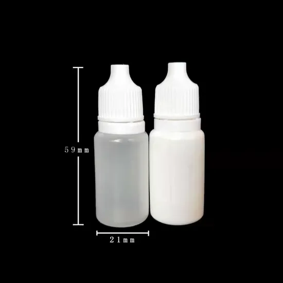 LDPE Squeeze Plastic Pharma Liquid Eye Dropper Bottles 15ml Medical Eye Drop Bottle with Tamper Proof Seal Cap and Droppe 
