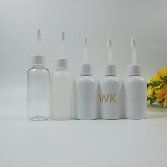 Plastic Pet Squeeze Eye Care Wash Cleaning Bottle Pet Ear Drop Bottle 