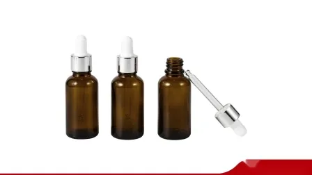 Aluminum Dropper Pipette Cap with Silicone Rubber 