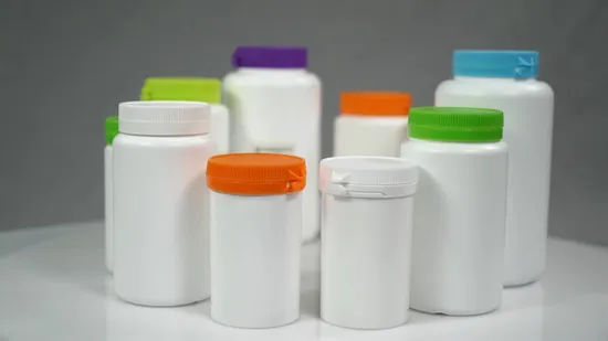 Manufacturer PE Packaging Bulk Price White Empty Containers Food Dietary Supplements Chewable Tablets Coq Capsule Pills High Density Plastic Bottle 