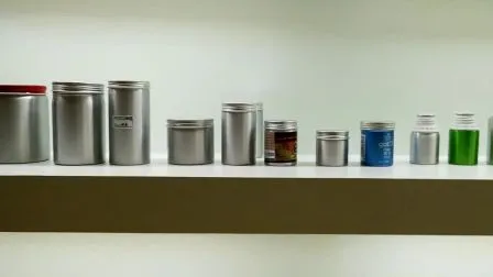 China Factory Food Grade Aluminum Jar, Metal Tin Box, Used for Food, Medicine, Cosmetic 