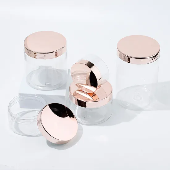 50ml 100ml 200ml 300ml Plastic Cream Jar Face Body Cream Empty Cosmetic Jars 