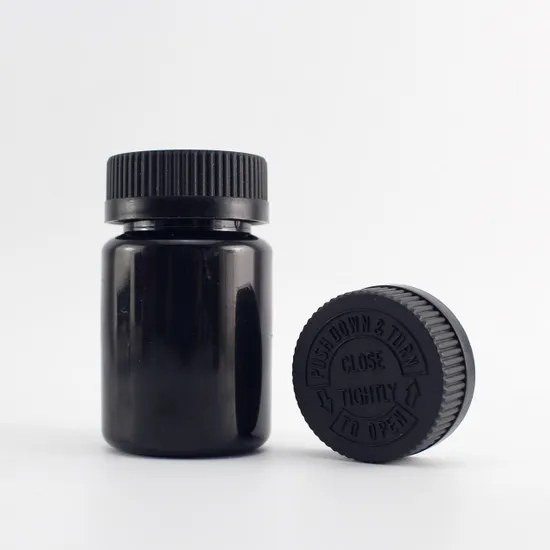Empty Pet PE HDPE White Opaque 30ml Plastic Pill Bottle 
